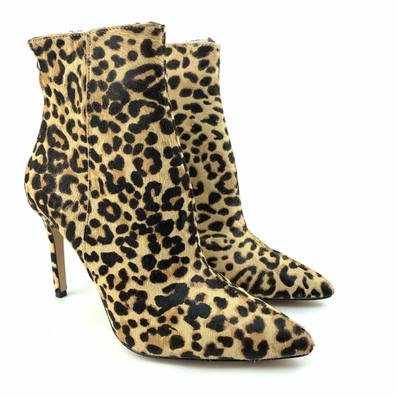 Steve Madden Carey Leopard Pointy Boot - Picture 2 of 8